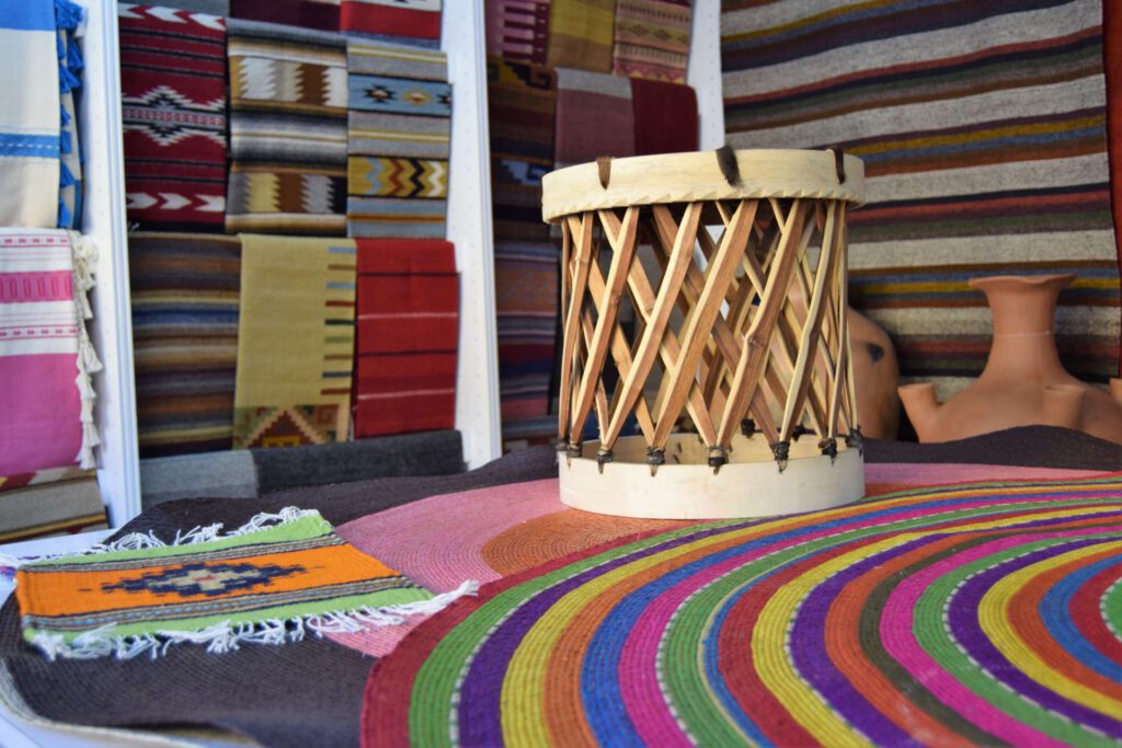 Artesanías en Oaxaca-La Casa Del Rebozo-Textiles de Lana
